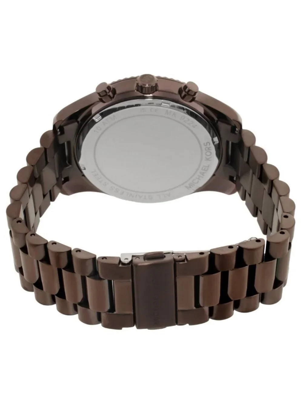 NWT Michael Kors Oversized Lexington Chronograph Quartz Brown Dial Men's Watch